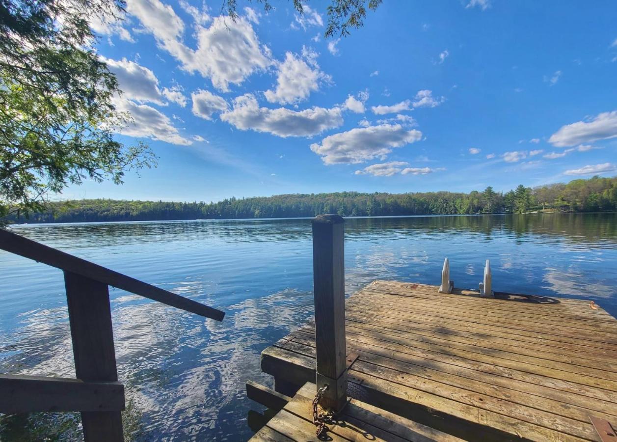 Juniper Cabin- Waterfront Retreat On Mosque Lake Ompah Esterno foto